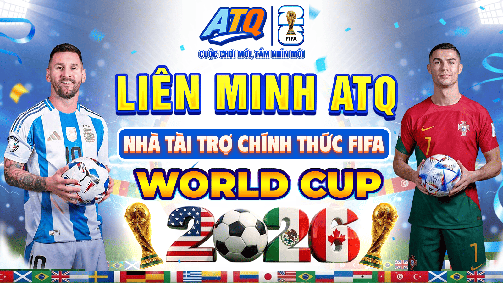 LIÊN MINH QUỐC TẾ ATQ, NHÀ TÀI TRỢ CHÍNH THỨC WORLD CUP 2026